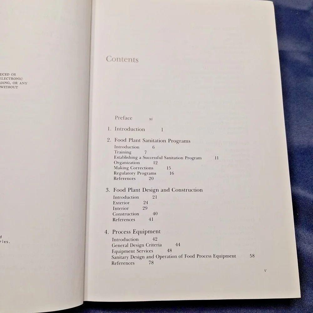 Sanitation in Food Processing 1st‎ Edition Hardcover by John Troller 1983